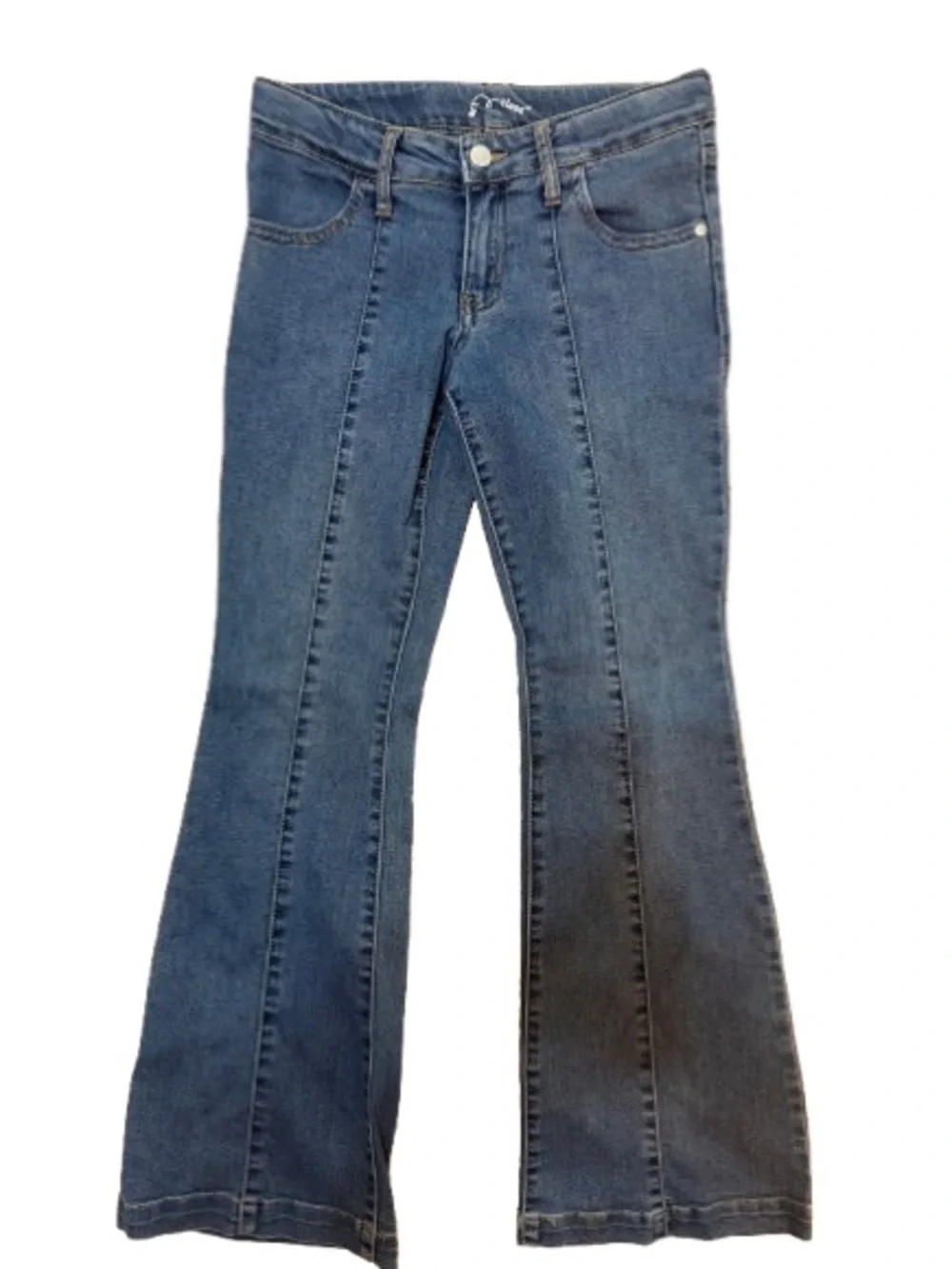 art class Girls Dark Blue Flare Jeans with Front Seam size 12